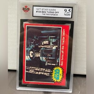 1977 Star Wars #109 Ben Turns Off Tractor Beam KSA 9.5 (PSA 10 APPRAISAL 1354$)